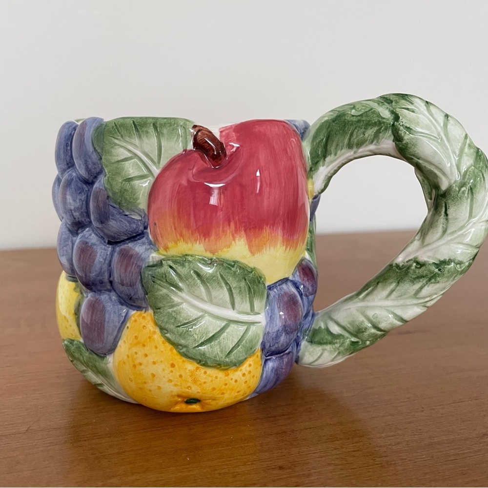Fitz and Floyd Calypso Fruit Mug